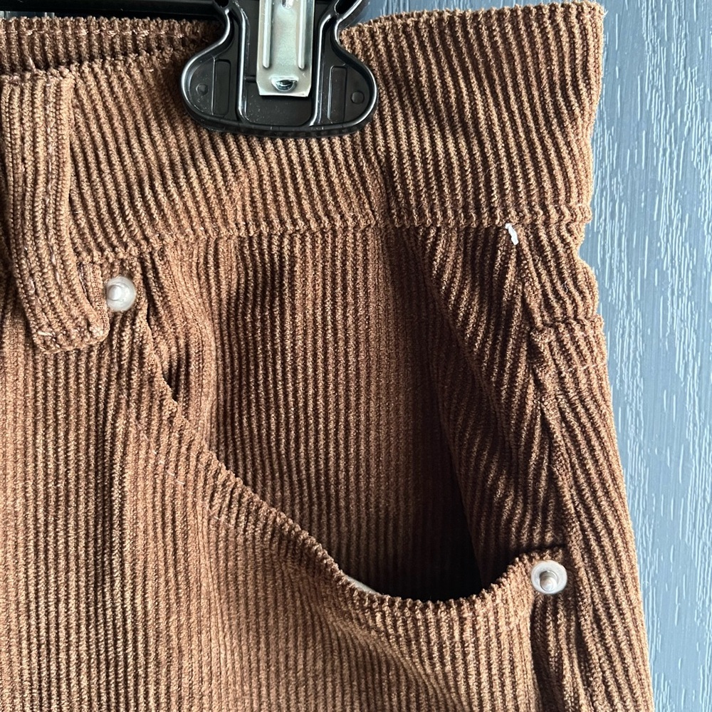 Brown Corduroy Wide-leg Pants Women’s